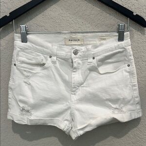 PacSun Women's White Denim Shorts size 27